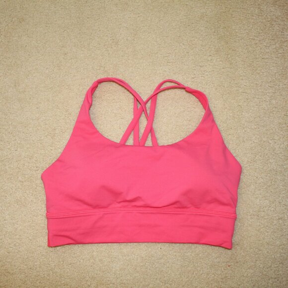 Lululemon Energy Bra - Glaze Pink!!! Size 8 - Picture 2 of 4